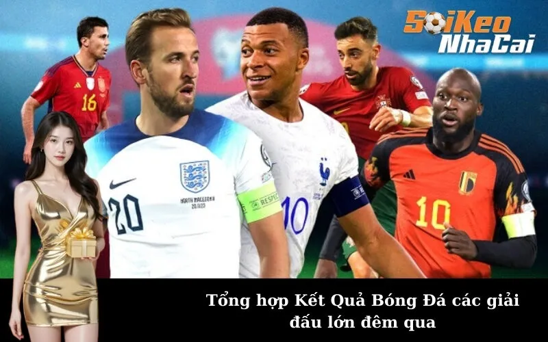 Tổng hợp Kết Quả Bóng Đá các giải đấu lớn đêm qua